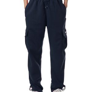Men's Fleece Cargo Sweatpants Heavyweight Navy